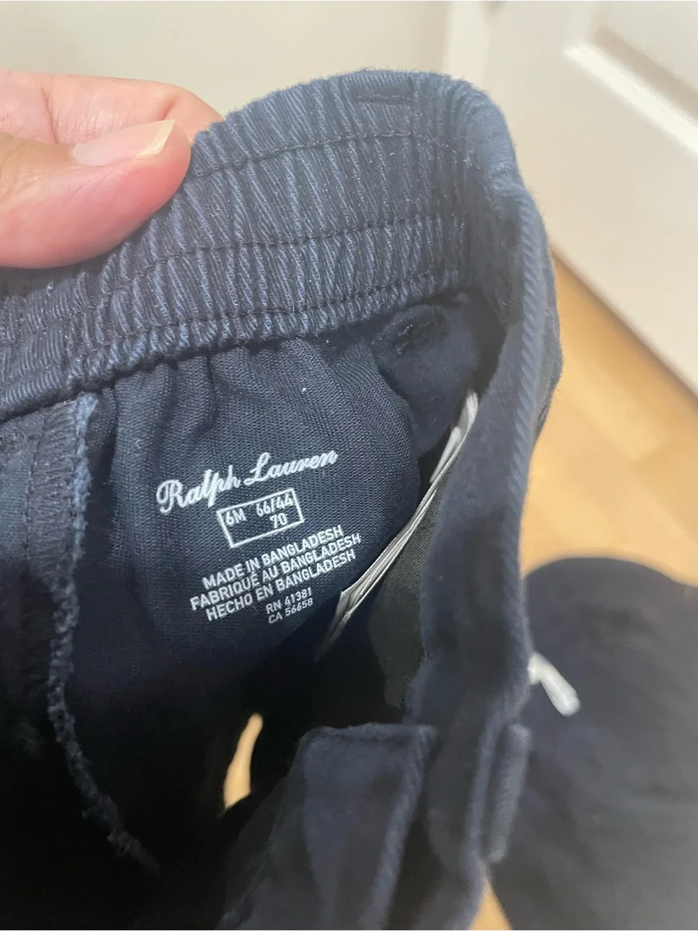 Ralph Lauren outfit 6 months blue cable knit cardigan and pants